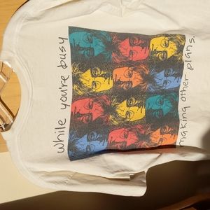 TRUE VINTAGE 90s John Lennon white tshirt